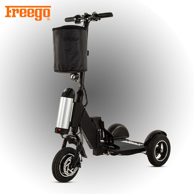 Freego ha brevettato da solo un motorino elettrico di 3 ruote con Seat per i vecchi trasportatori personali
